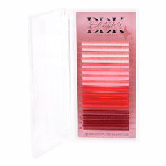 RED OMBRÉ LASH TRAY