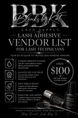LASH ADHESIVE VENDORS