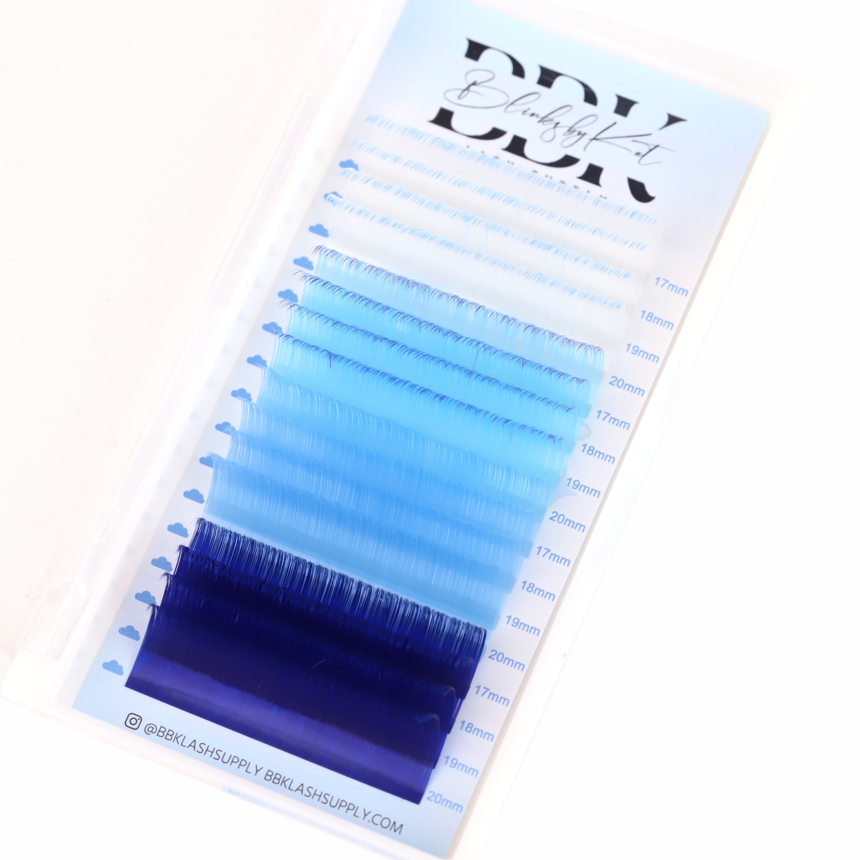 BLUE OMBRÉ LASH TRAY