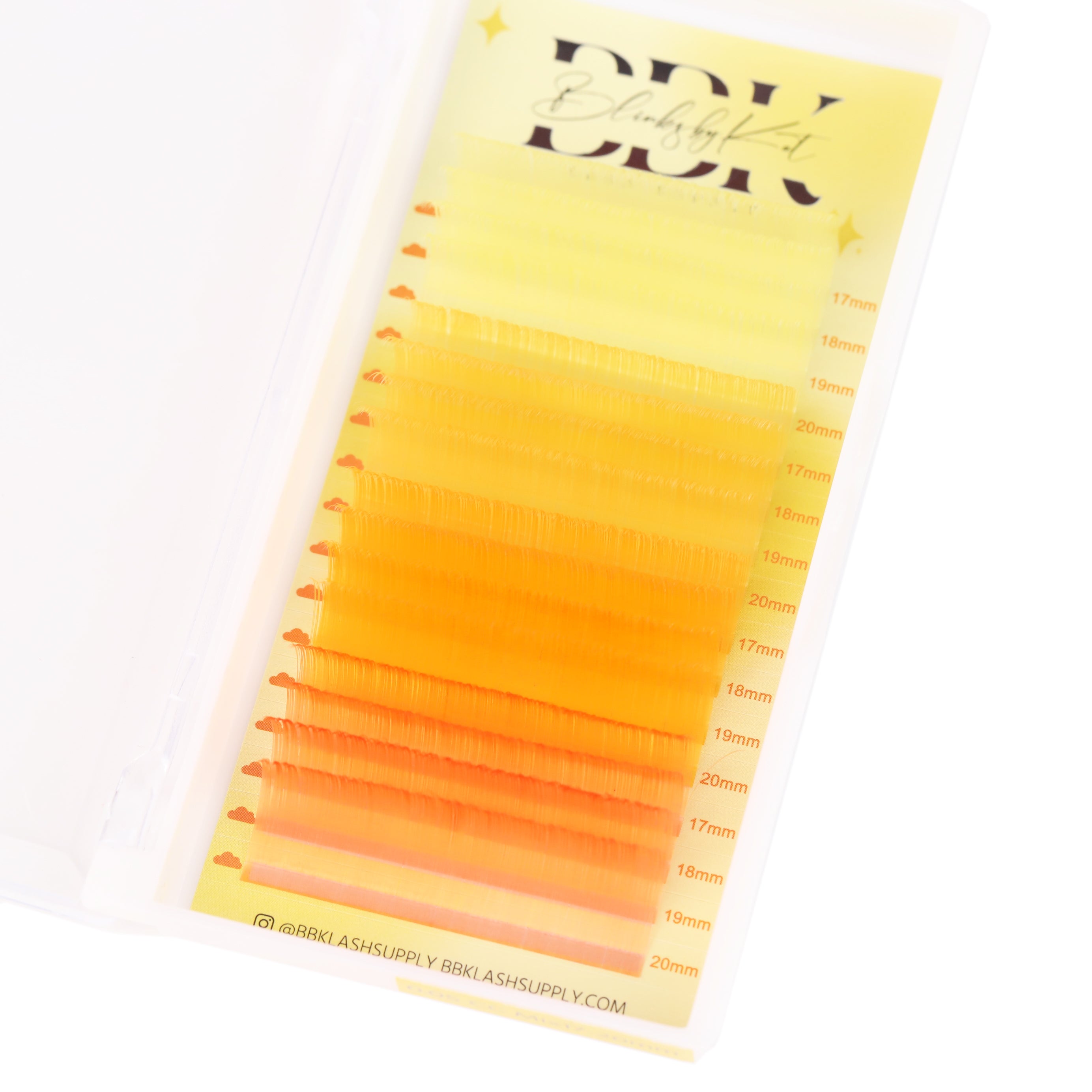 YELLOW OMBRÉ LASH TRAY