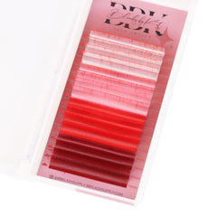 RED OMBRÉ LASH TRAY