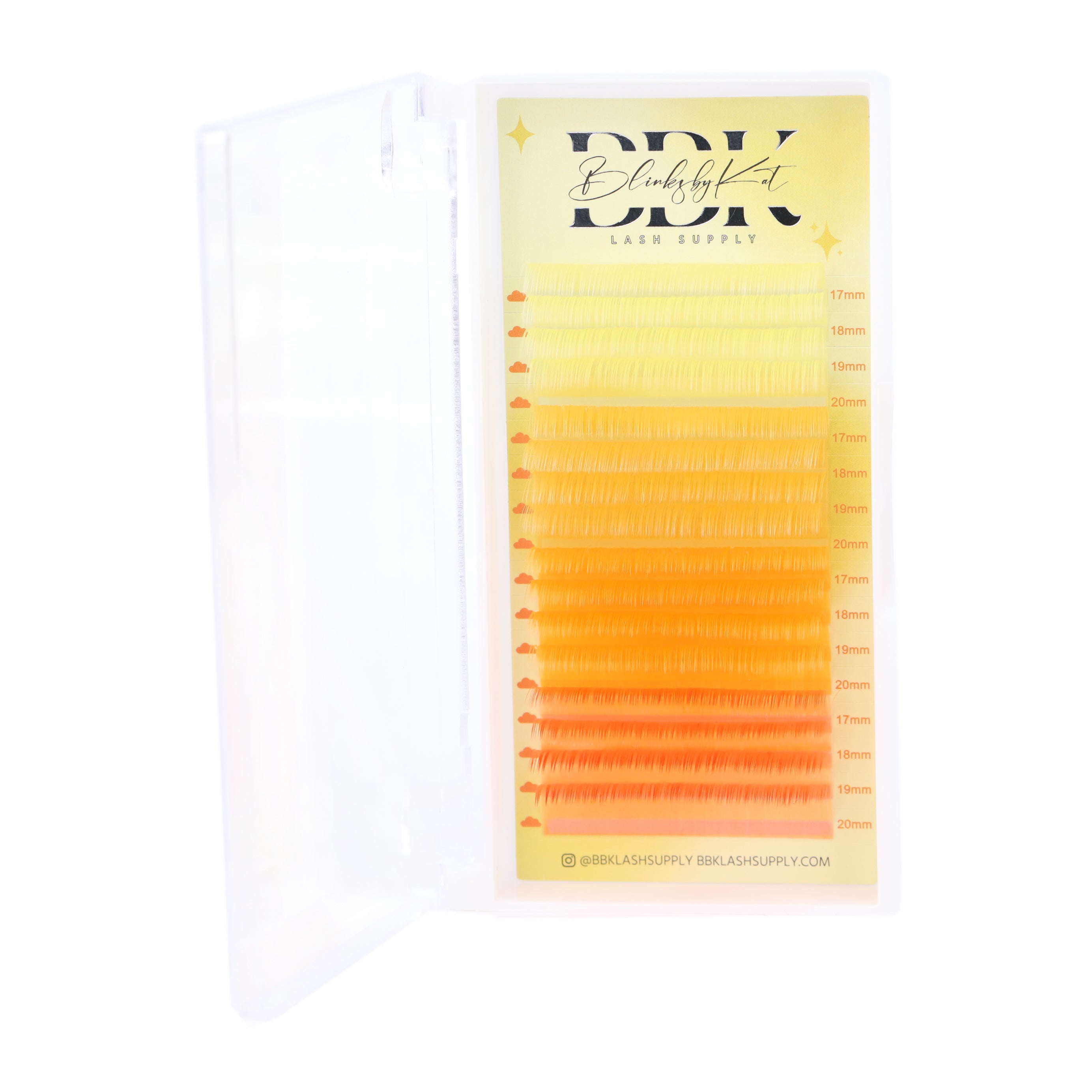 YELLOW OMBRÉ LASH TRAY