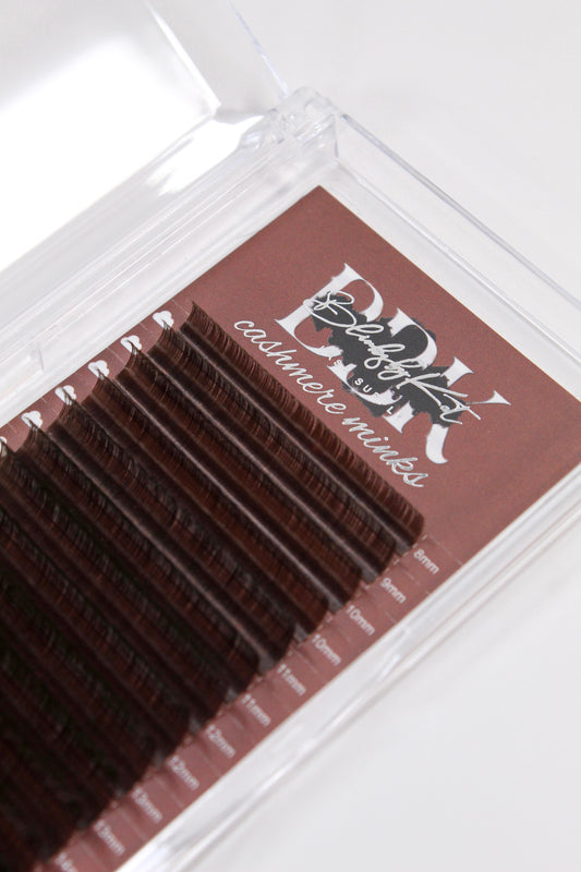 CHOCOLATE BROWN CASHMERE MINK LASH TRAY