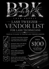 LASH TWEEZER VENDORS